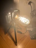 Vintage Fotoapparat Minolta Design Stehlampe