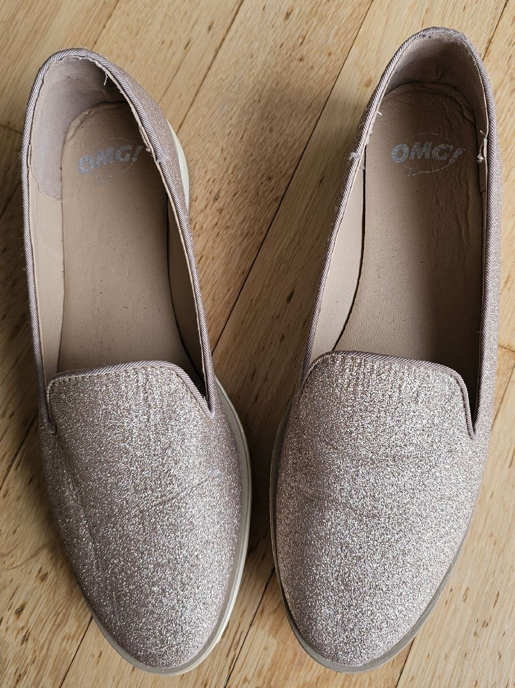 Scarpe da donna: Schuh Gold Glitzer Grösse 38 / 39 – Usato da Ittigen venduto da Anemone4 1