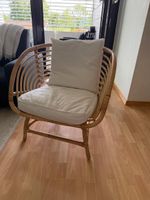 Rattansessel inkl. Kissen 