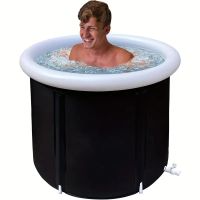 Faltbare Badewanne aufblasbar tragbar für Erwachsene 80x80