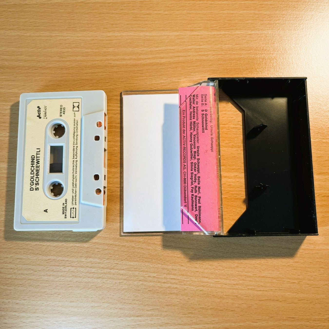 Musicassette: MC - D'Goldchind - S'Schneewittli - Dialekt – Usato da Amlikon-Bissegg venduto da riestig 1