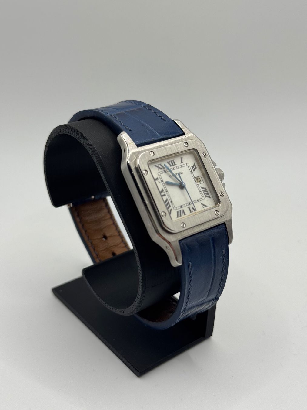 Cartier Orologi: Cartier Santos Carrée Ref. 2960  Automatik – Usato da Basel venduto da Wolfofvintagewatches 3