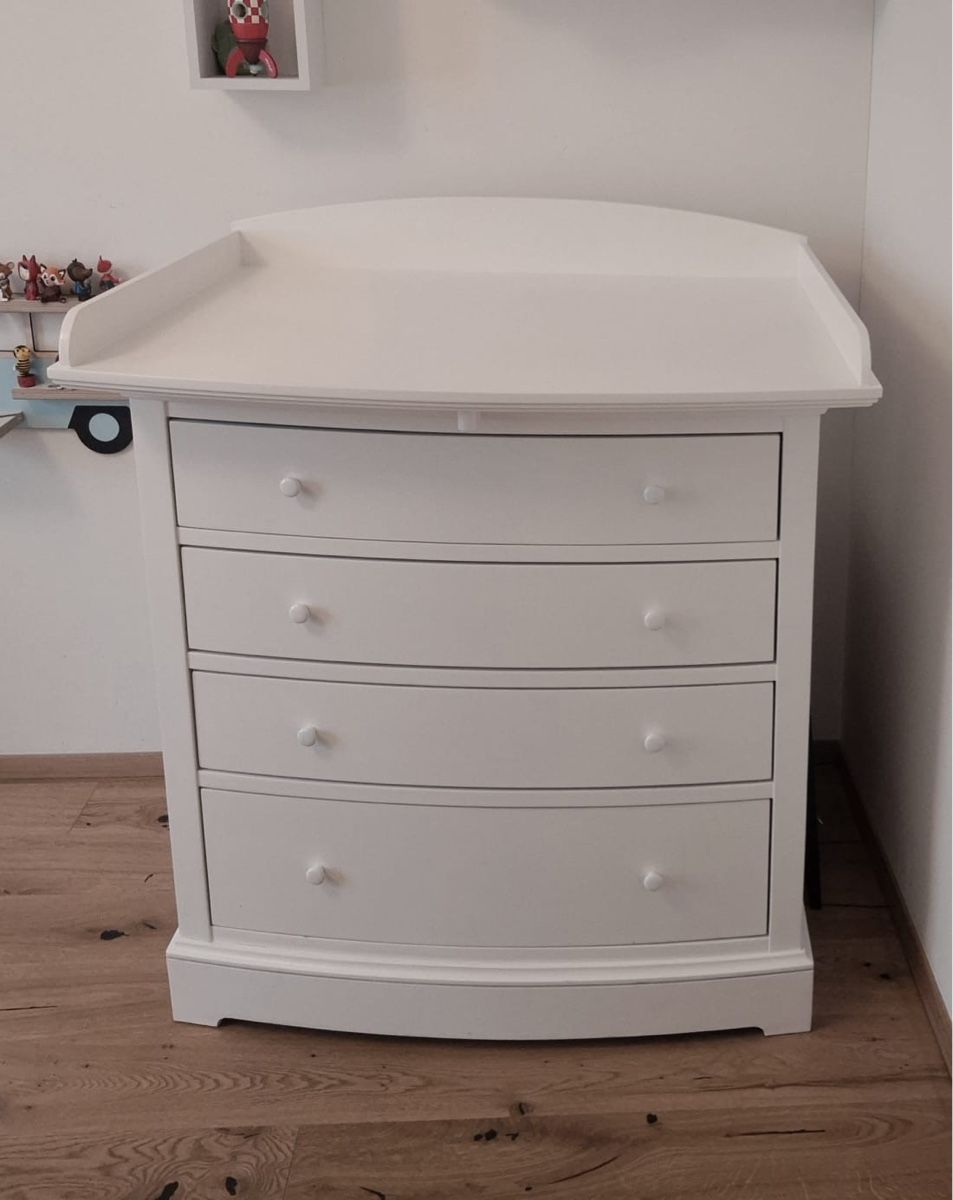 Wickeltisch & Zubehör: Wickelkommode weiss, echt Holz! – Gebraucht aus Horw von Peterzemp 1