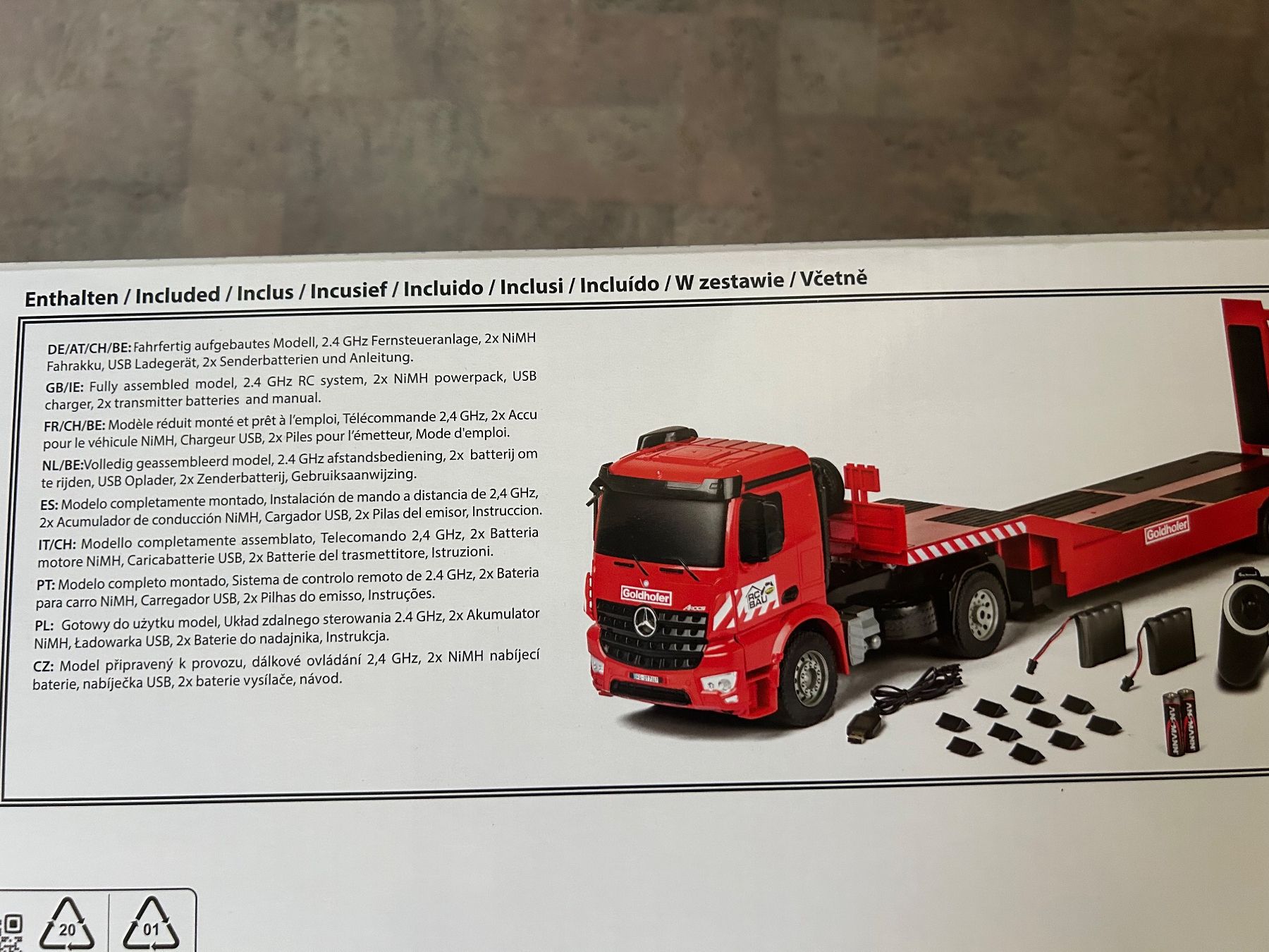 Carson Modellismo RC: Sattelschlepper mit Bagger 1:14 – Usato da Reiden venduto da gvapo 1