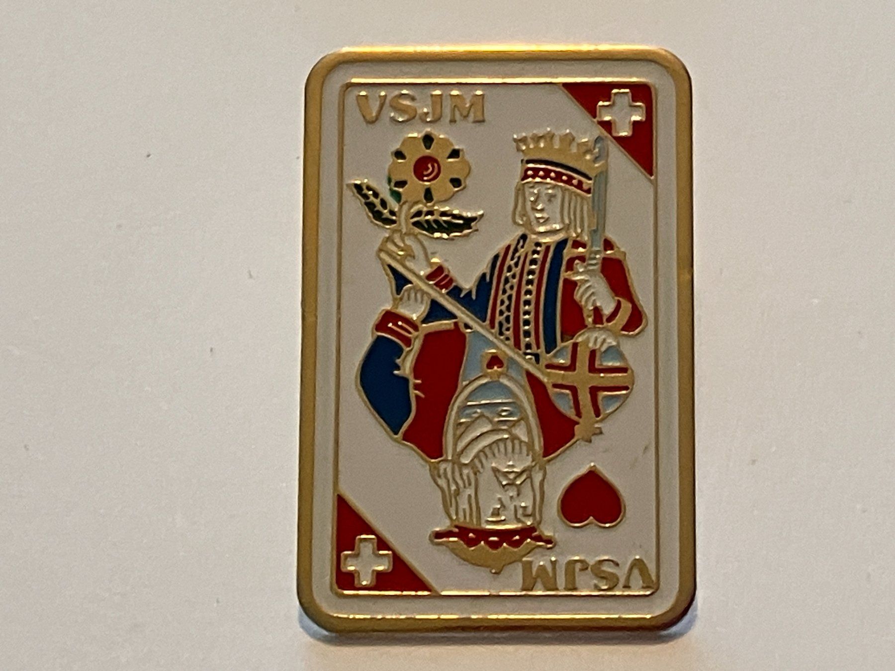 Placchette & Badge: 1 Pin VSJM Jasskarten – Usato da Basel venduto da djwwpp