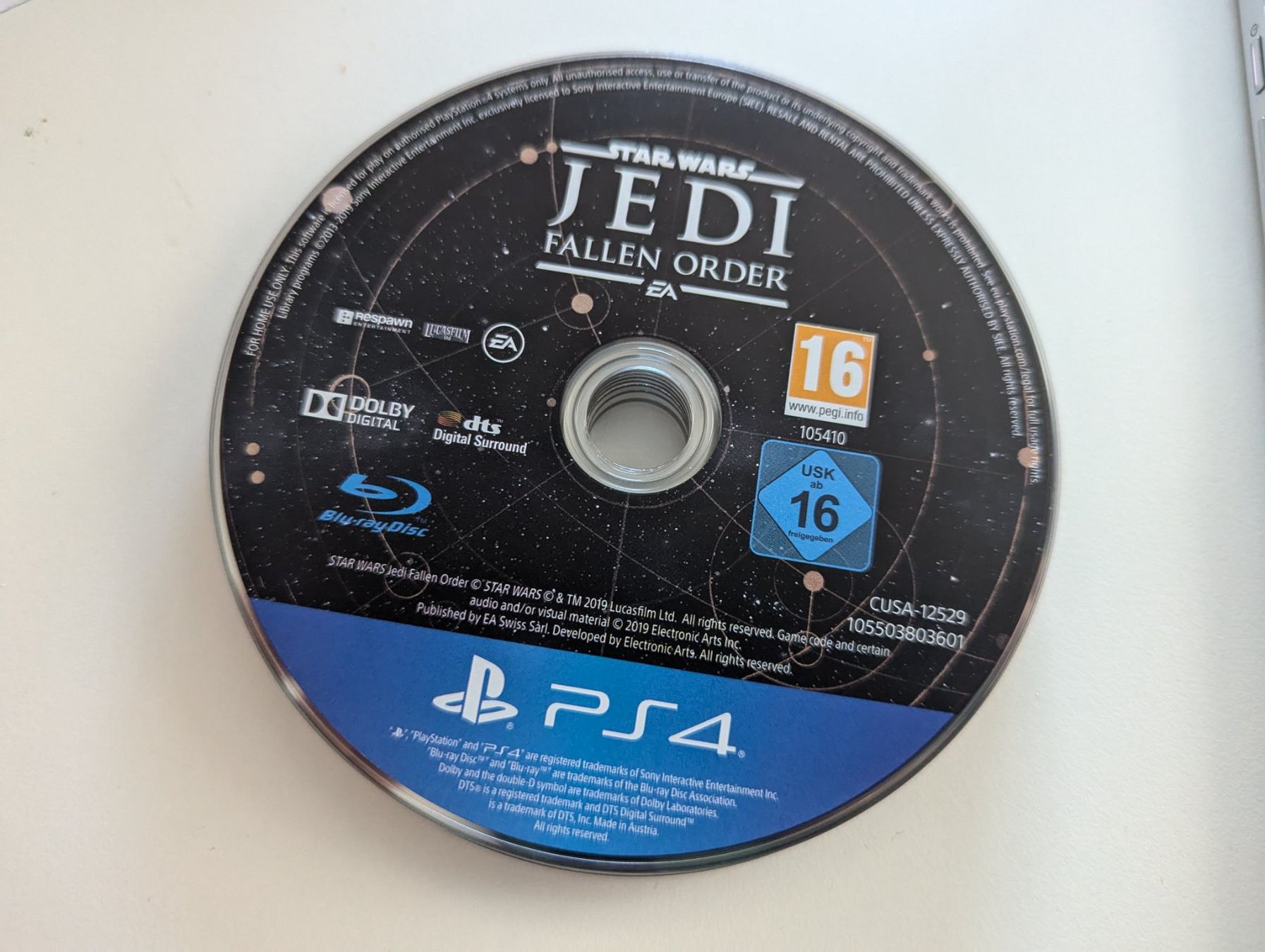 Sony Giochi: Star Wars Jedi Fallen Order PS4 Game Playstation 4 – Usato da Hünenberg See venduto da SpecialEditionGaming