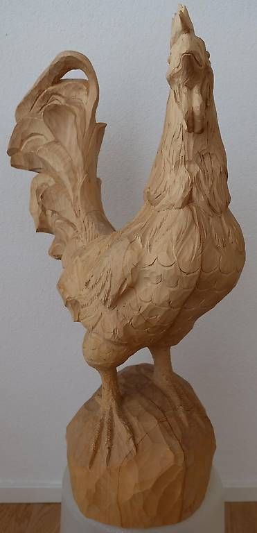 Sculture & Statue: Güggel / Hahn geschnitzt – Usato da Scherzingen venduto da compukoe 3