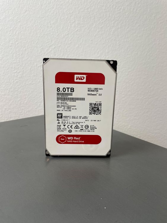 WD Red WD80EFZX (8TB, 3.5") für 1.-- Fr. | Kaufen auf Ricardo