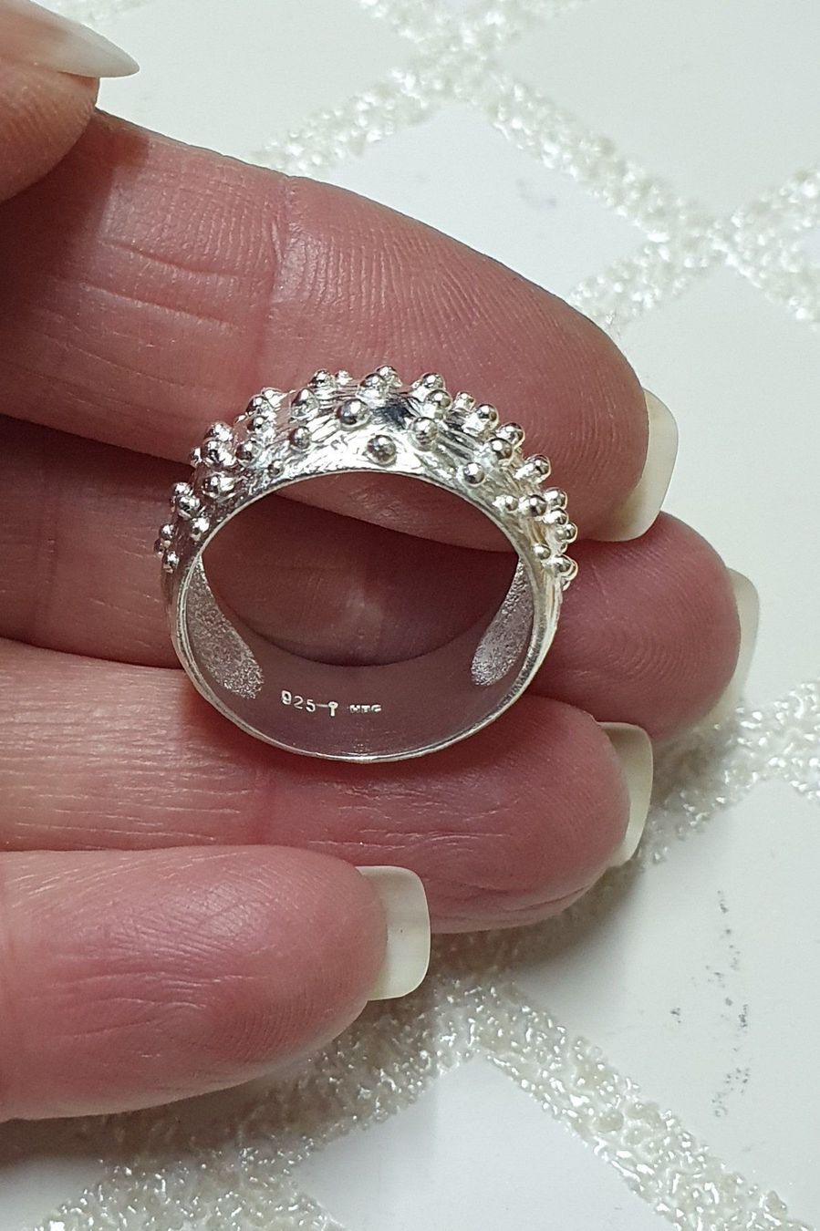 Anelli: Neu: "Drachenfels Design" / Ring Gr. 58 / 925 Silber – Nuovo (secondo la descrizione) da Muri AG venduto da Edlerweiss 1