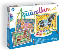 Aquarellum Pferde, Malset 3 Ausmalbilder - FABRIKNEU !