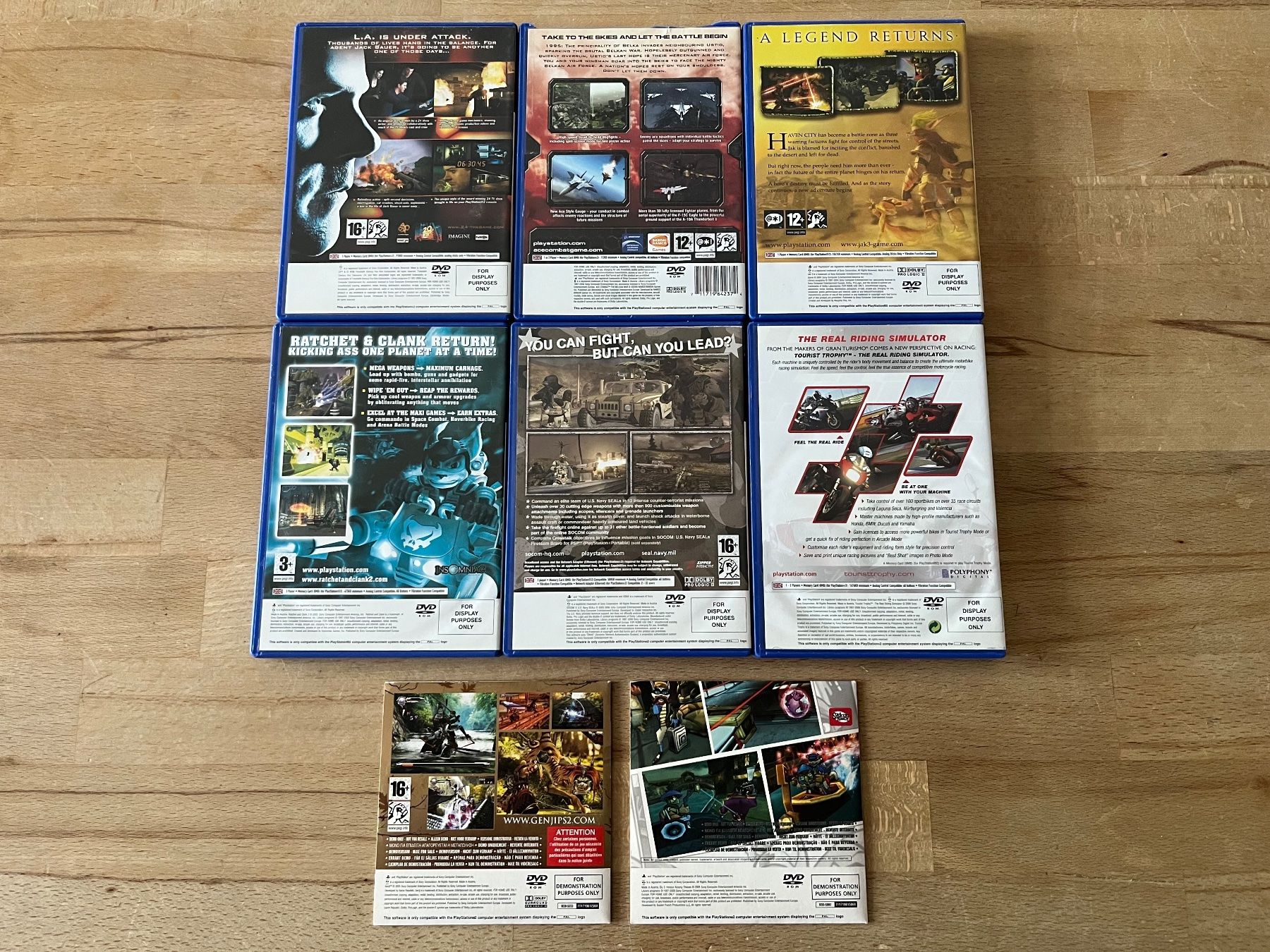 Sony Giochi: 8 originale PS2 Promo Demo Spiele Sammlung Bundle Konvolut – Usato da Thalwil venduto da ranx 2