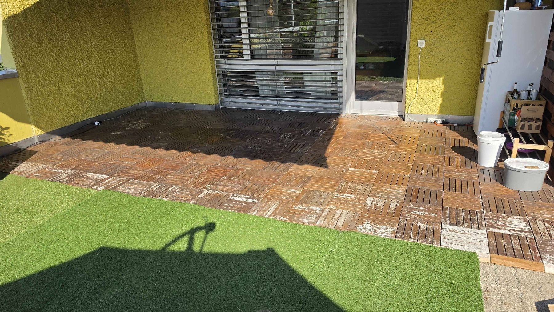 Bodenbeläge:  Terrassenplatten klick fliessen – Gebraucht aus Glattbrugg von F_J