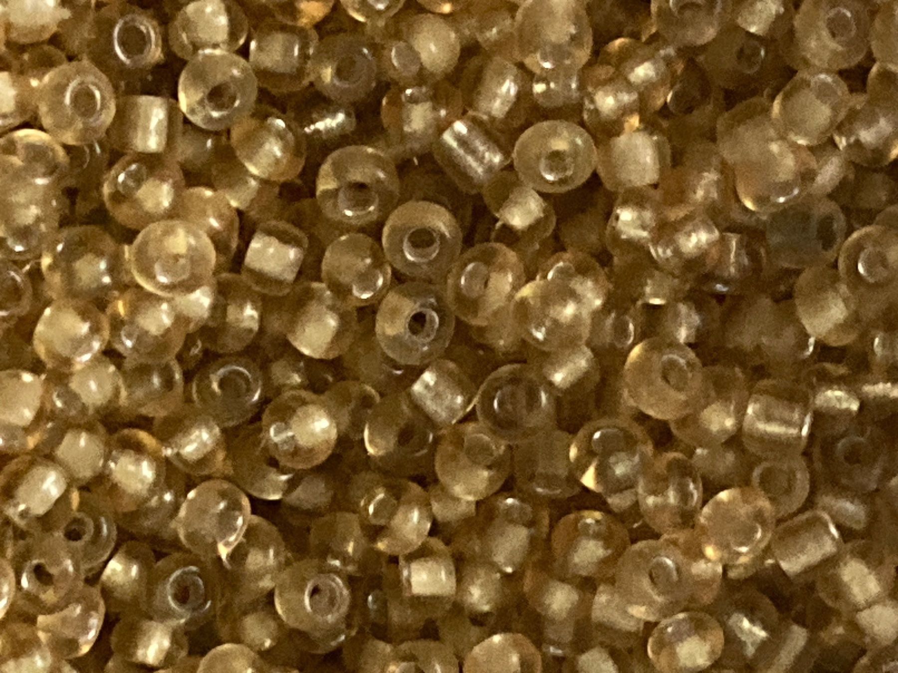 Perle (finte): Rocailles Perlen GOLD 150 g – Nuovo (secondo la descrizione) da Erlach venduto da Schaliko 1
