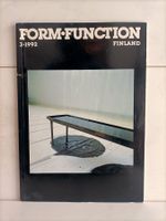 Form-Function Finland / Finnish Society Of Craft / 3/1992