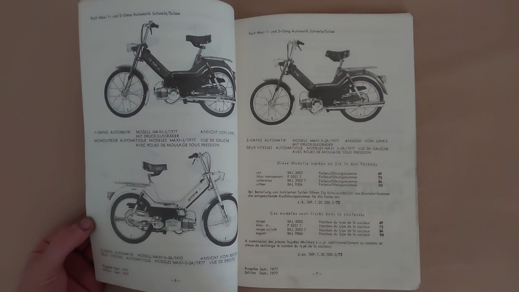 Puch Pièces pour mobylette: Ersatzteilliste Puch Maxi – D'occasion à Henggart par Jan073 2