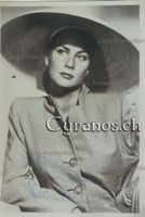 Alida Valli (1921-2006) Schauspielerin - Autogramm