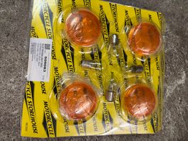 Harley OEM Blinker Lenses ORANGE Set (4)
