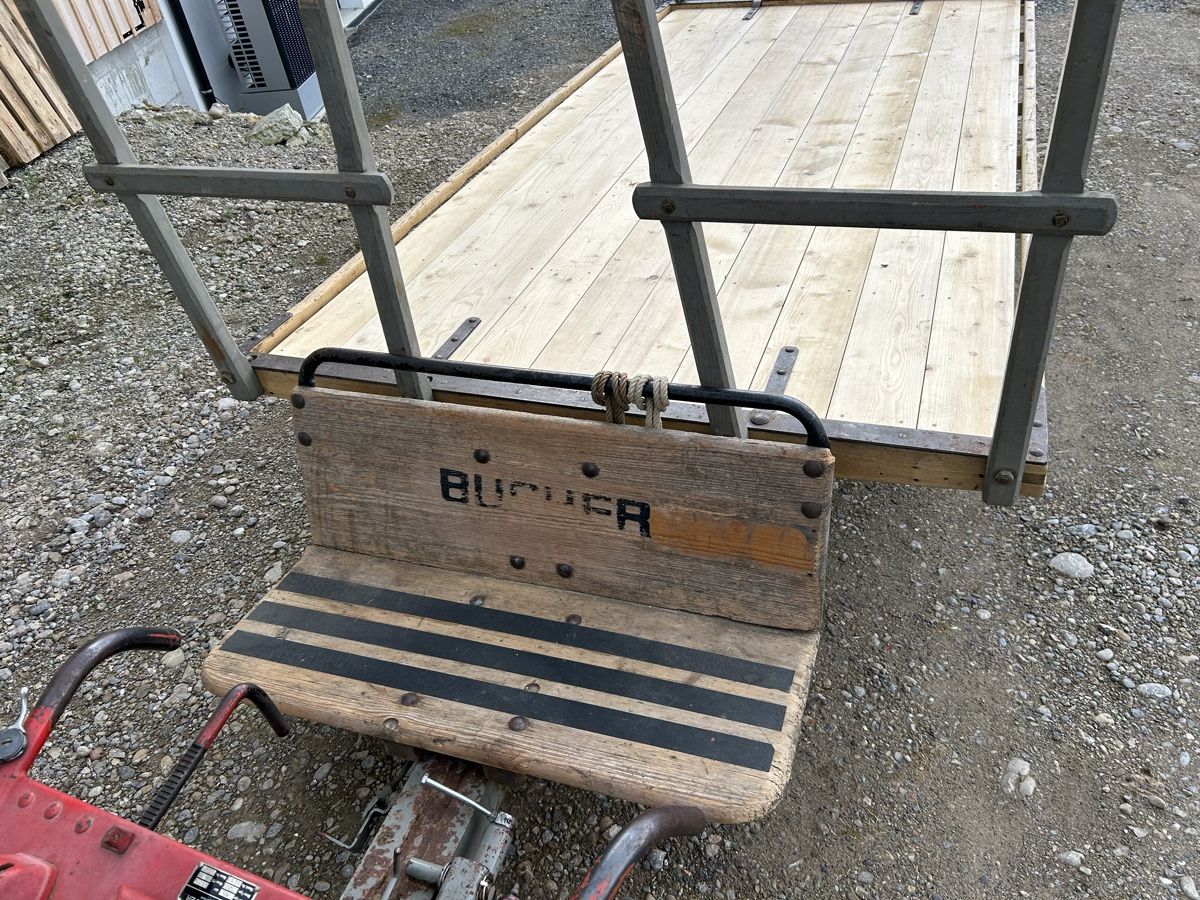 Bucher Trattori: Bucher K5 Einachser mit Triebachsanhänger – Usato da Lichtensteig venduto da Trisi0 4
