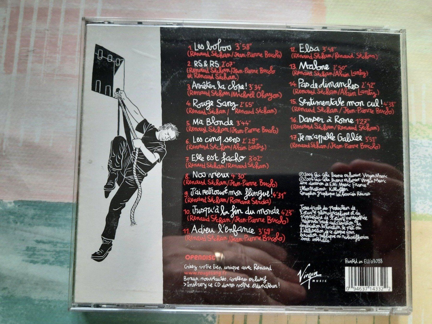 CD: Cd Renaud - rouge sang – Usato da Pully venduto da bro_n52j 1