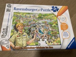 Ravensburger 00576 Tiptoi Puzzle Im Zoo, 100 Teile