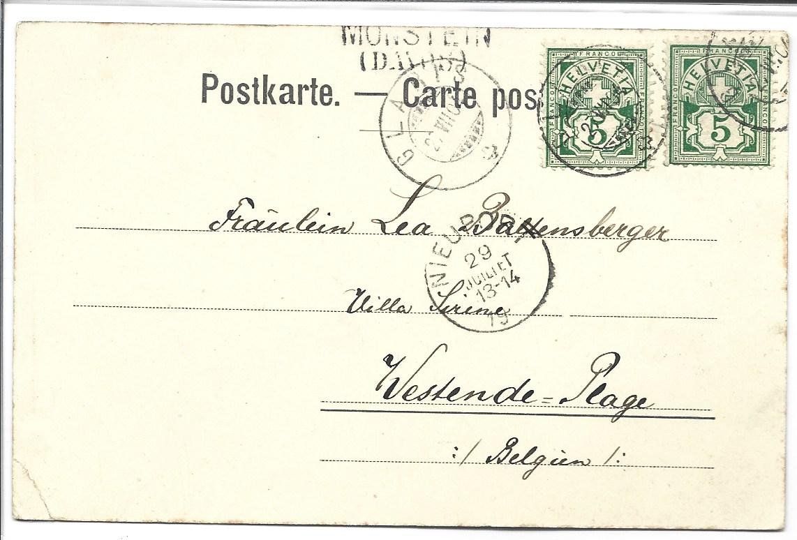 Cartoline postali: AK Furkapost – Usato da Appenzell venduto da mai25 1