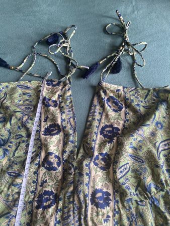 Neu, Trägerkleid, Tunika, 80% Seide,  Paisley/Ethno, Gr. L