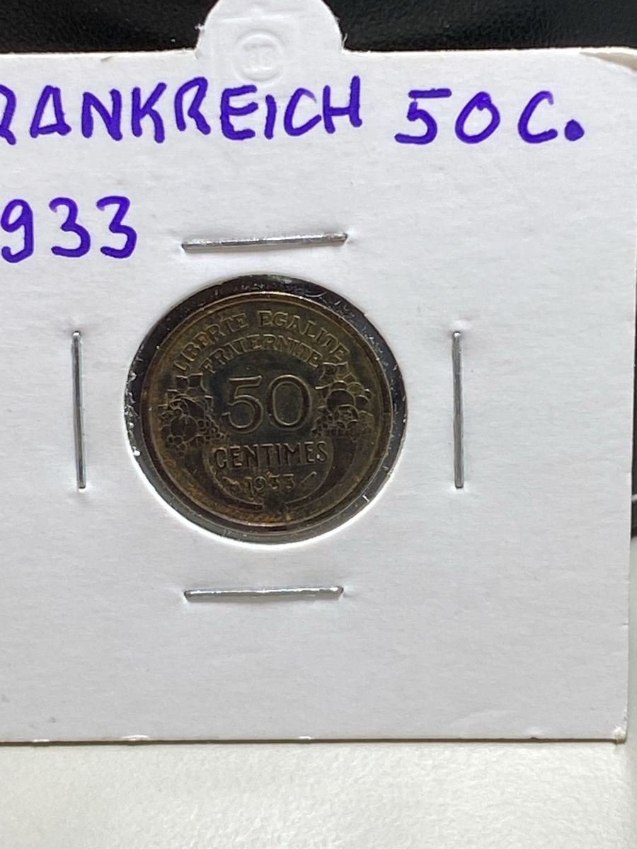Tutti le monete: France - 50 centimes - 1933 – Usato da Payerne venduto da Mike1682
