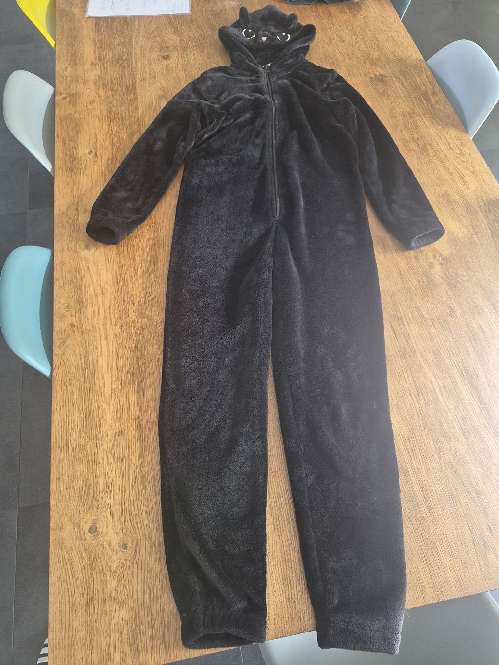 Costumes: Déguisement pyjama chat noir tout doux. Anticipez Halloween! – D'occasion à Ins par nanou84 1