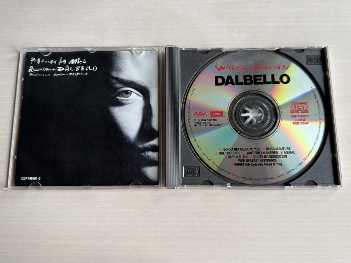 CD: Dalbello - Whomanfoursays - CD – Usato da Oberried Brienz venduto da Chyara 2