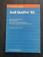 Audi Urquattro Quattro Selbststudienprogramm