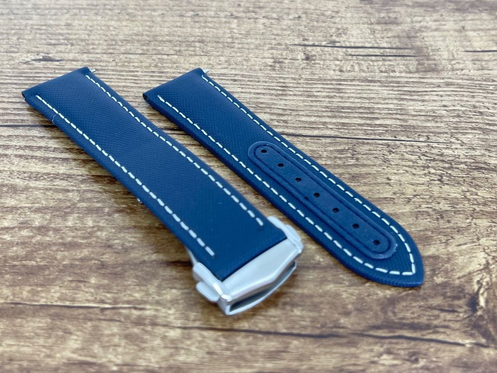 Hochwertigem Uhrenarmband Sailcloth von Artem (22mm) 2
