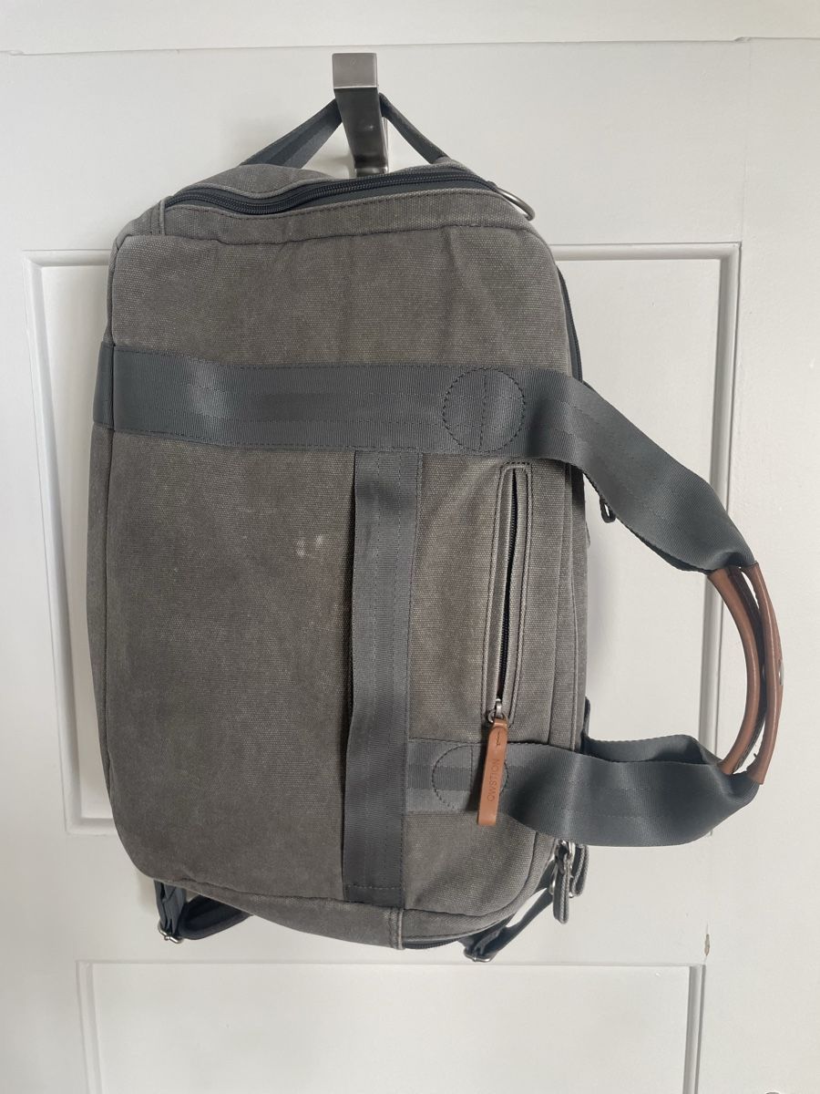Qwstion Taschen: Qwstion Office Bag - Grey Canvas – Gebraucht aus Zürich von knipso 1