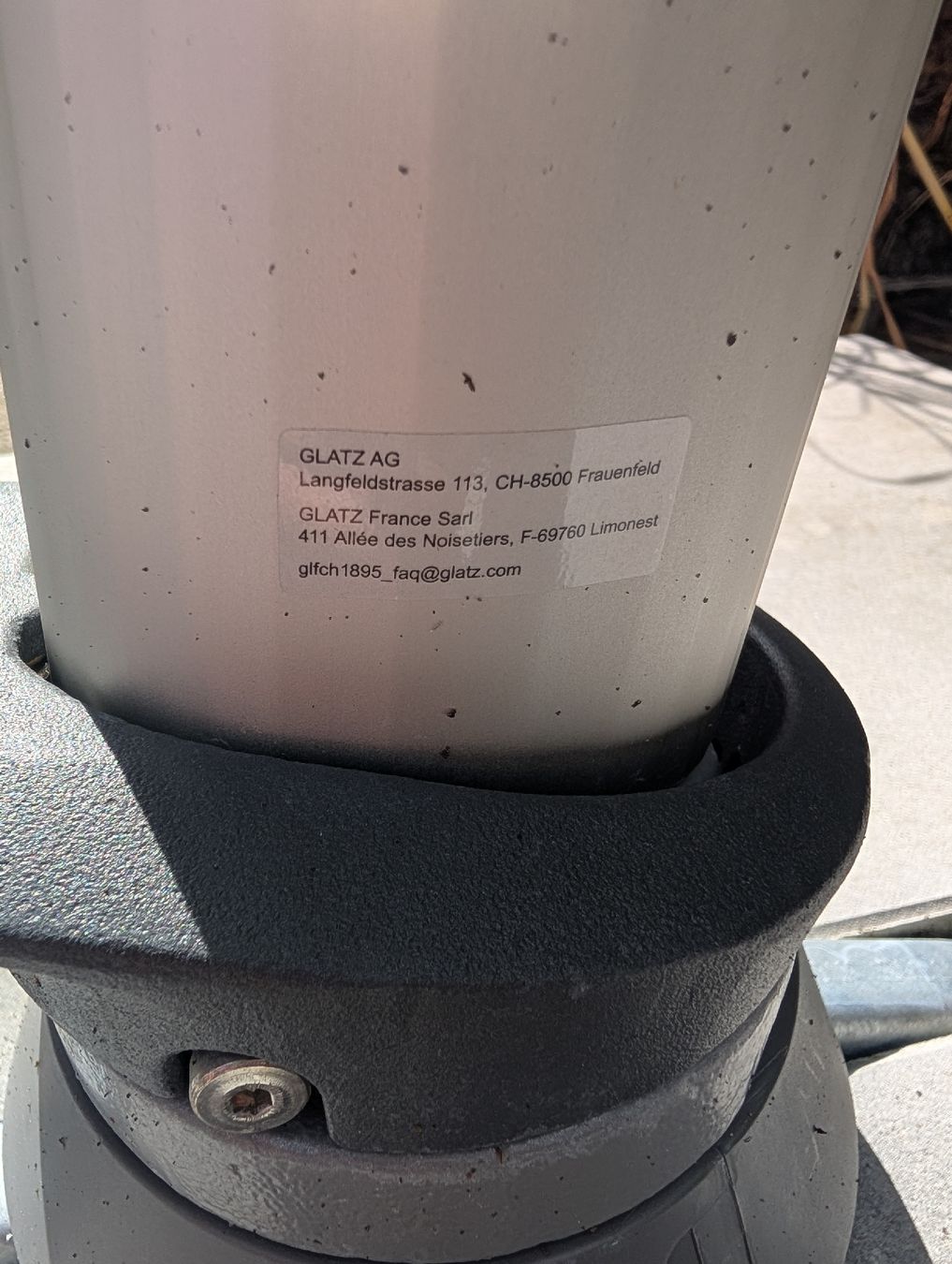 Glatz Parasols: Glatz Sonnenschirm Sobrano S+ mit Standfuss – D'occasion à Dietlikon par anbe64 3