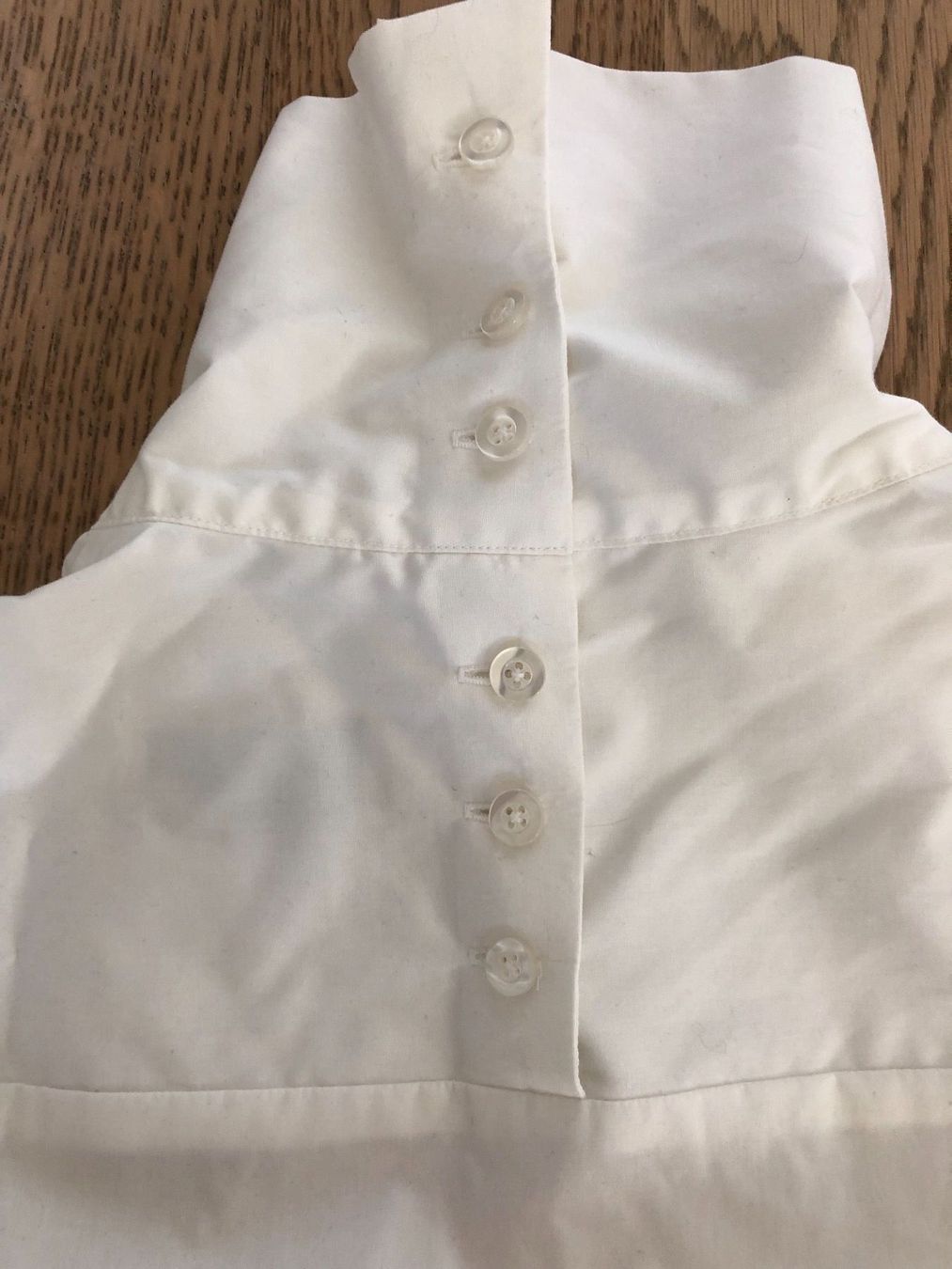 Camicette: Weisse Bluse mit grossem Kragen Gr.S – Usato da Bonstetten venduto da Audreystyle 6