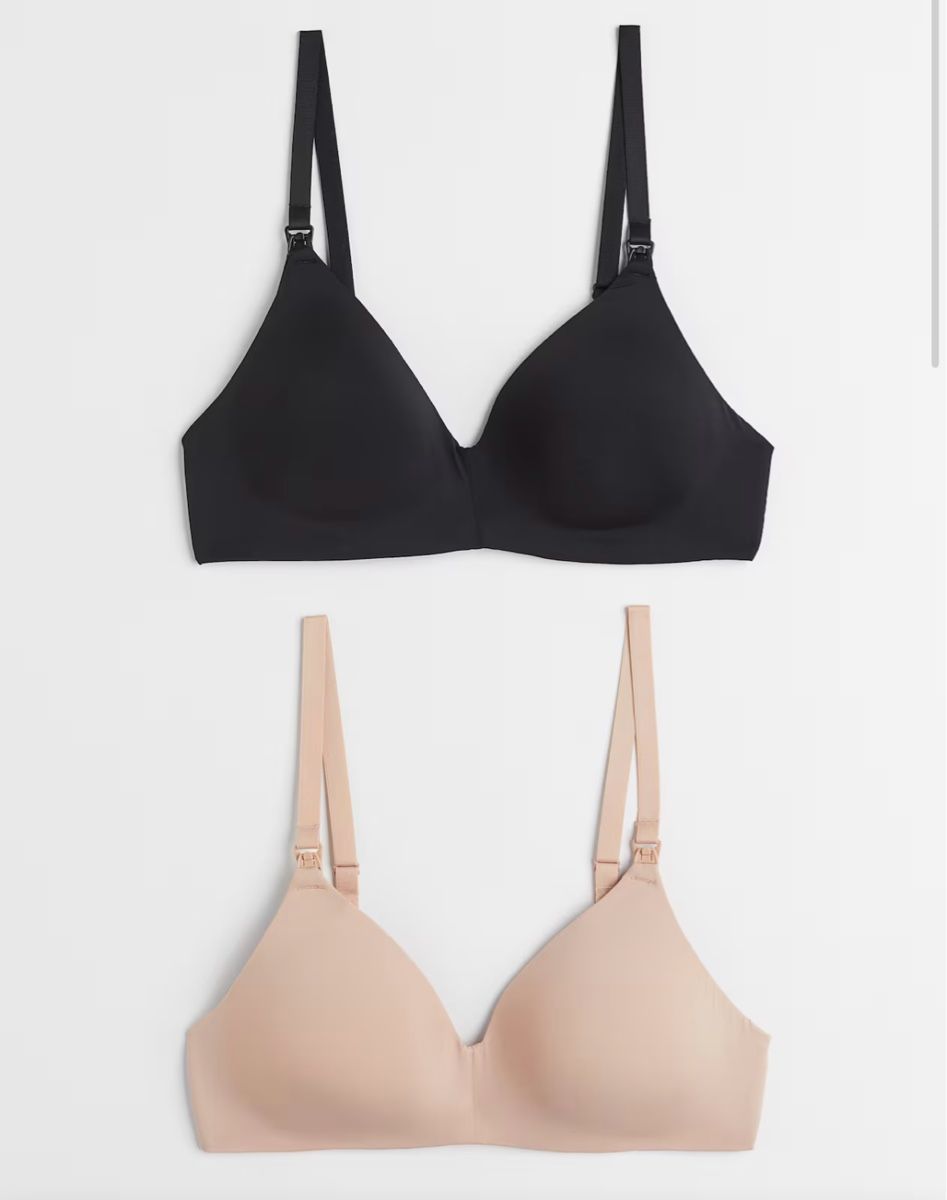 H&M Sonstige Unterwäsche: 2 Still BHs H&M schwarz/nude Grösse 85D – Gebraucht aus Basel von ukhtyy