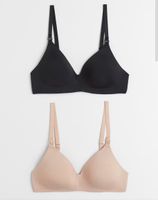 2 Still BHs H&M schwarz/nude Grösse 85D