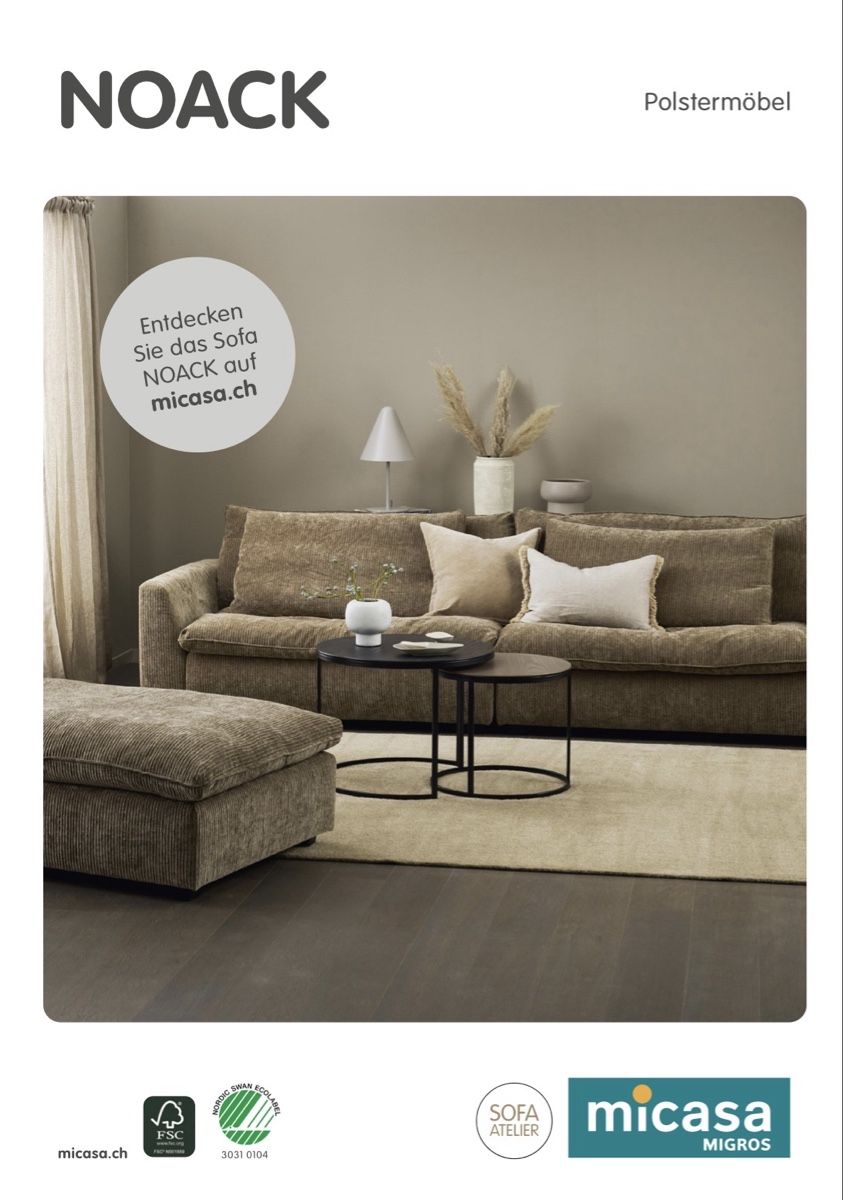 Micasa Sofas: Canapé 4/5 places Noack Micasa 2022 – Gebraucht aus Moutier von CaatSerra 3