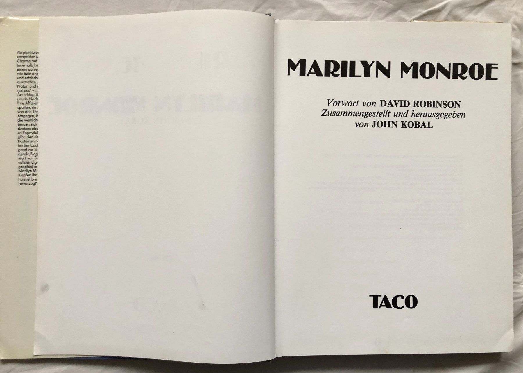 Libri: MARILYN MONROE [Fachbuch über eine Schauspiellegende] – Usato da Schaffhausen venduto da durruti 3