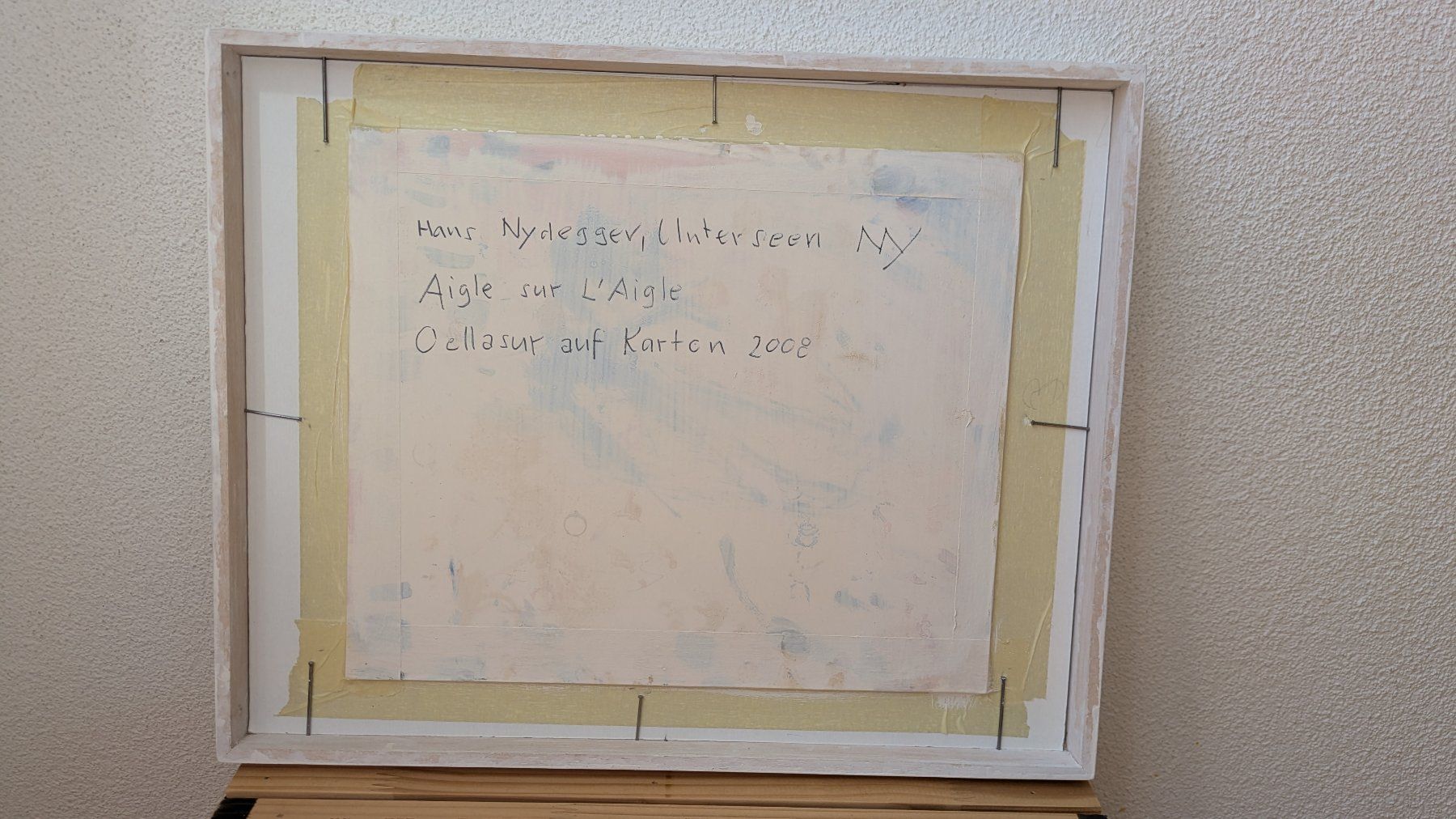 Dipinti: Gemälde Hans Nydegger – Usato da Münsingen venduto da Schnarchler 1