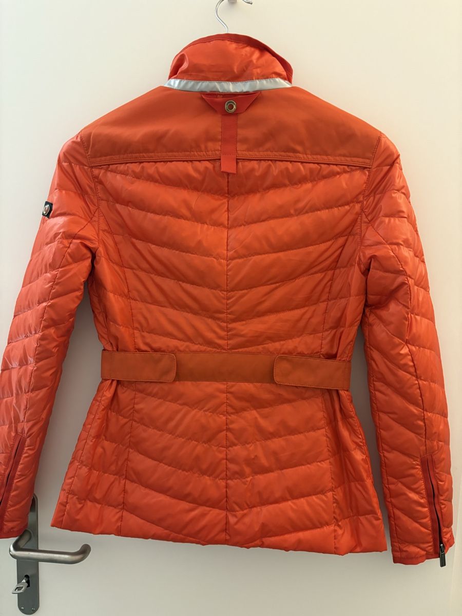 Jacken: Orange Silvertag Daunen-Jacke, Model Fideris Gr.34 – Gebraucht aus Dulliken von gab_jdr2 1