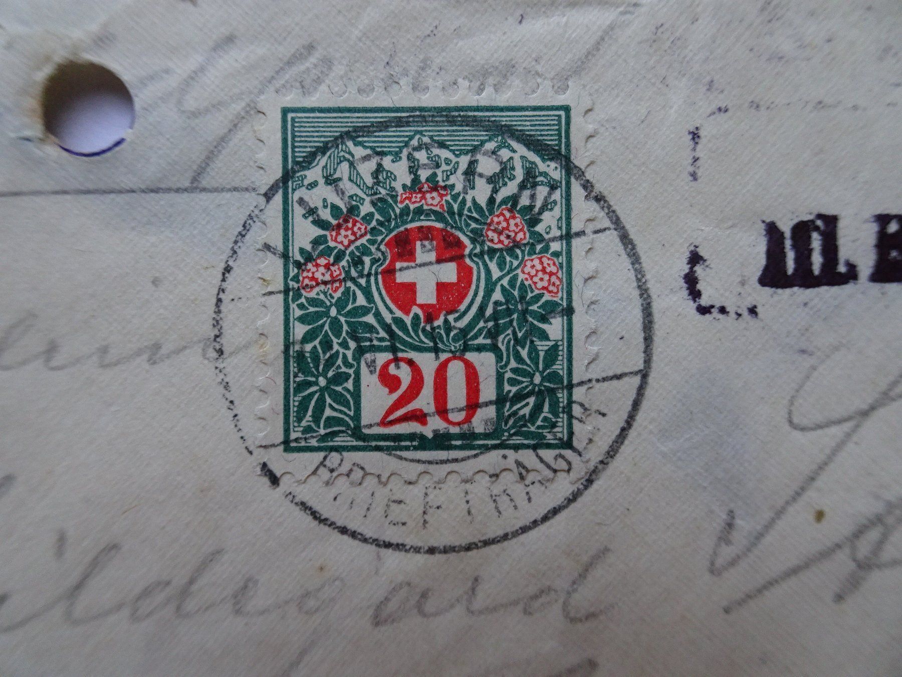 Ansichtskarten: 1915 – Gebraucht aus Aadorf von Chnorli-Furz 1