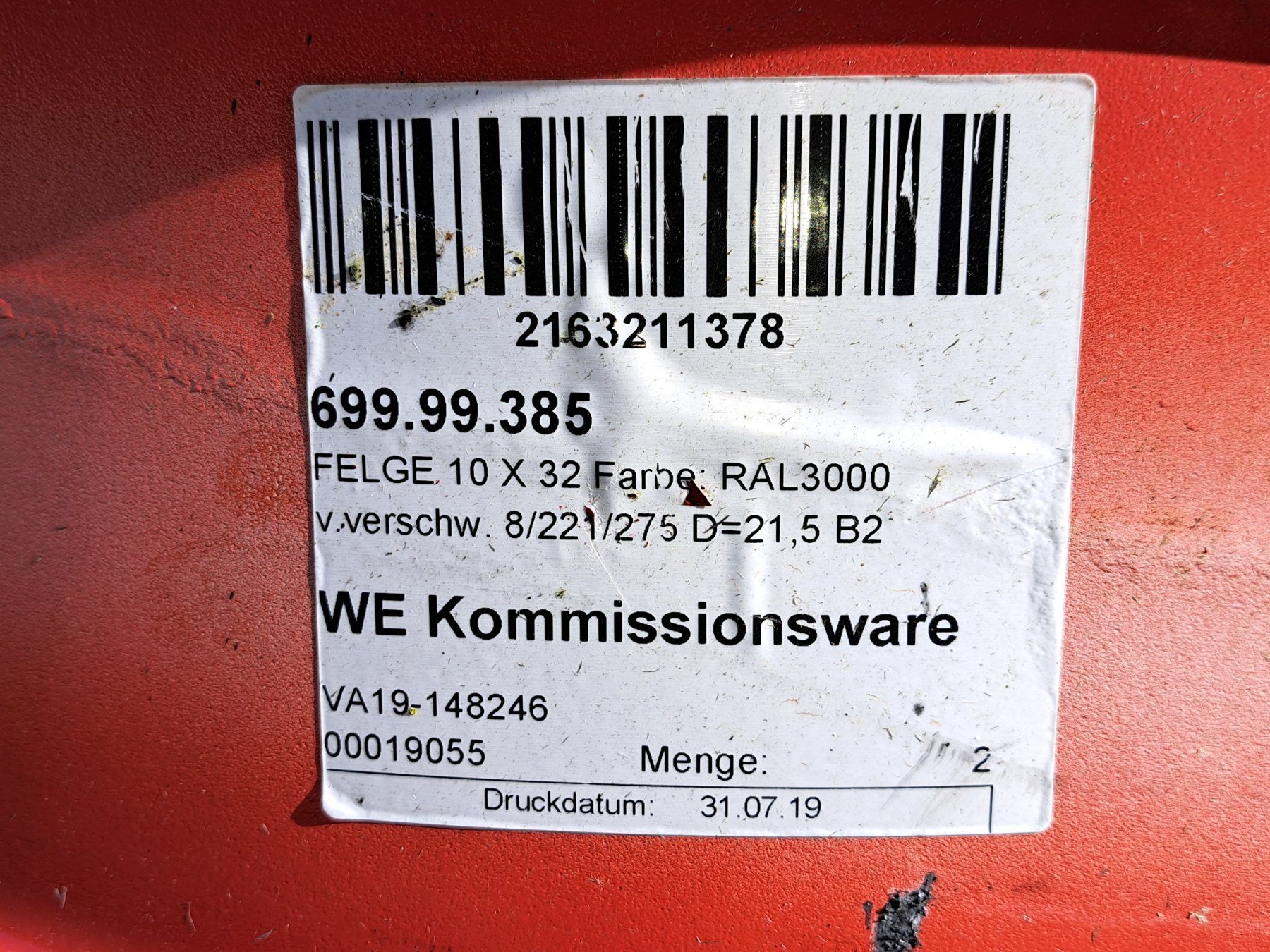 Felgen: 1 Paar Felgen 10x32 – Gebraucht aus Buttwil von obelix-idefix 2