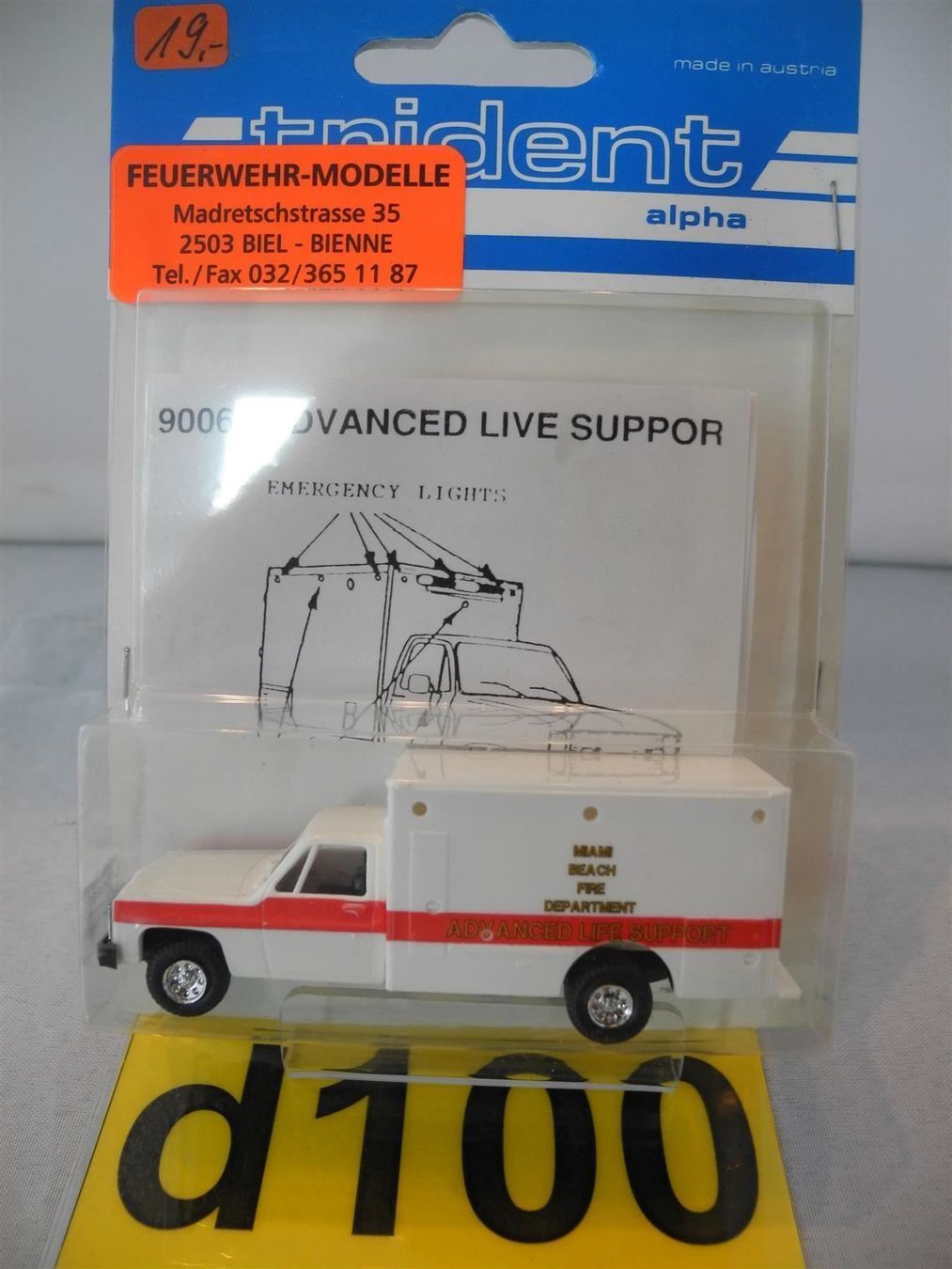 Modellini d'auto: Trident 90063 Live Support, 1/87, Nr. d100 – Nuovo e nell'imballaggio originale da Kottwil venduto da Crazyrolf 1