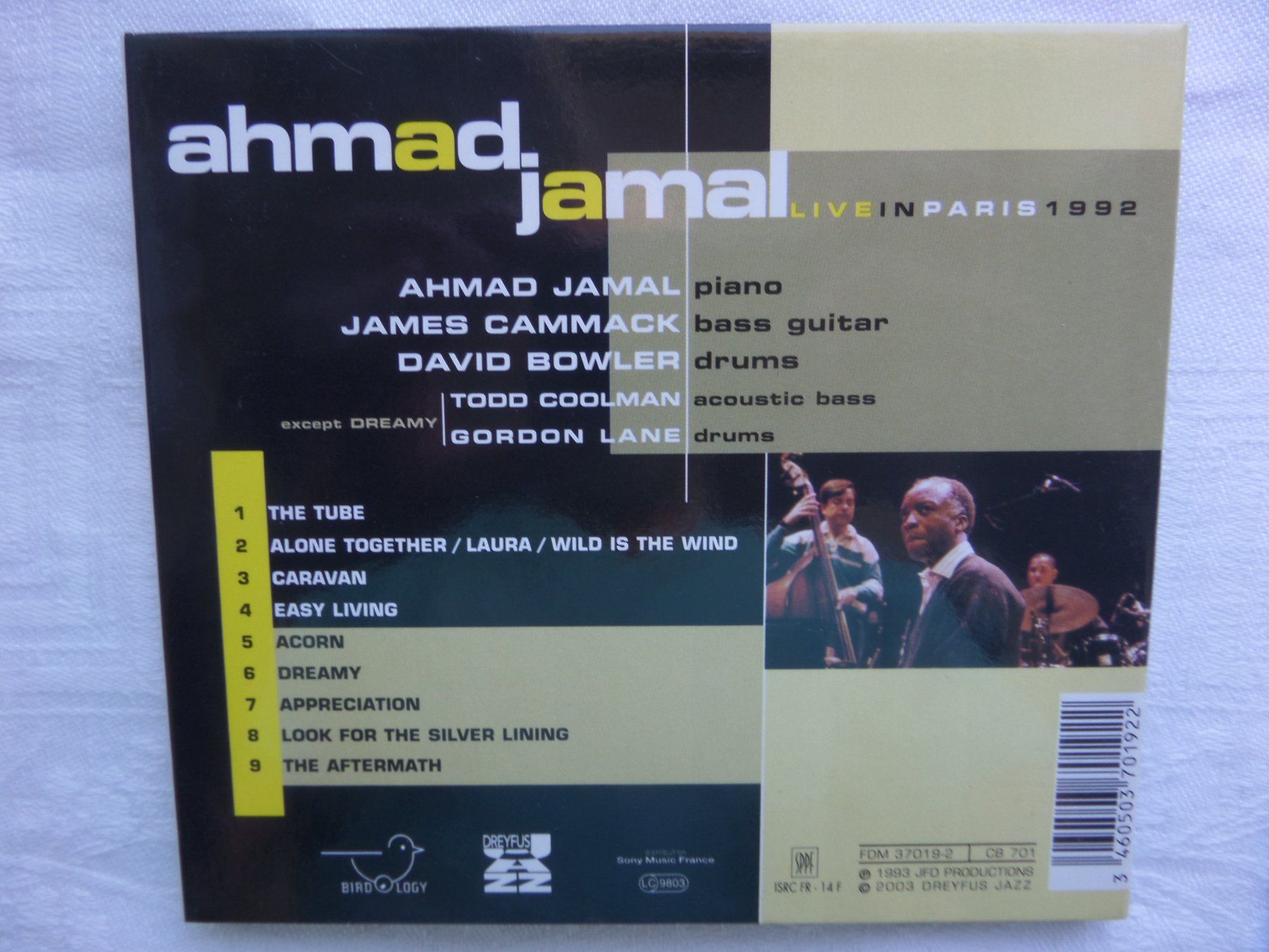 CDs: Ahmad Jamal - Live InParis 1992 – Gebraucht aus Genève von CDLPBookS 1
