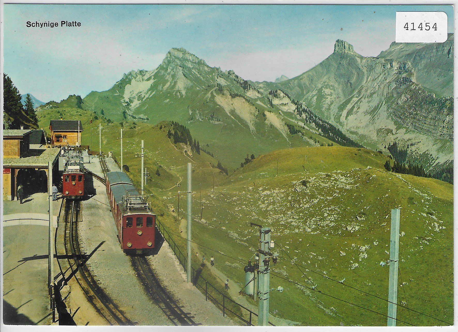 Cartoline postali: Schynige-Platte-Bahn - Bergstation – Usato da Ettingen venduto da Kartenplanet