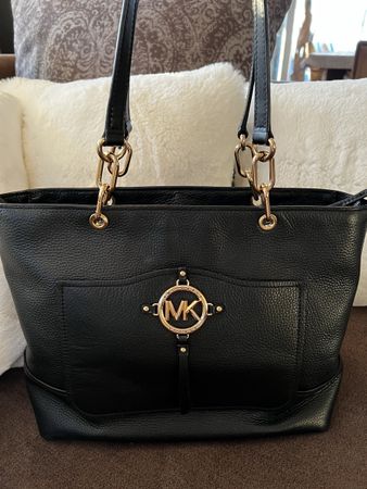 Michael Kors Ledertote Bag, Schwarz, Top Zustand, Herbst 🍂