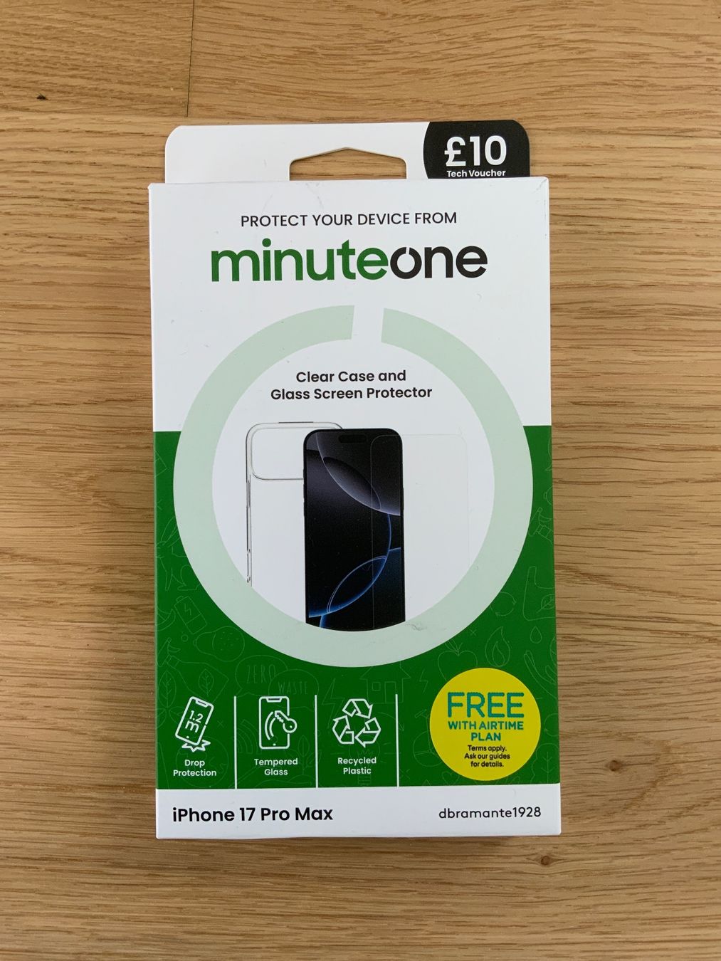 Covers & Schutzfolien: MinuteOne Hülle iPhone 17 Pro Max Schutzglas – Neu und originalverpackt aus Niederhasli von qbdp