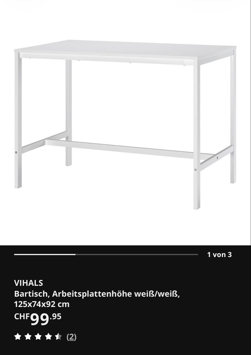 Tische: IKEA Bartisch inkl. 4 Barhocker - gebraucht – Gebraucht aus Zuchwil von sam_b5zs 7