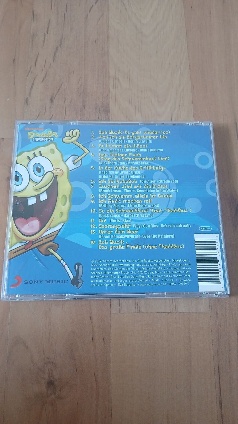 CD: Spongebob schwammkopf CD mit Unterschrieften – Usato da Rickenbach LU venduto da mai_cyk6 2