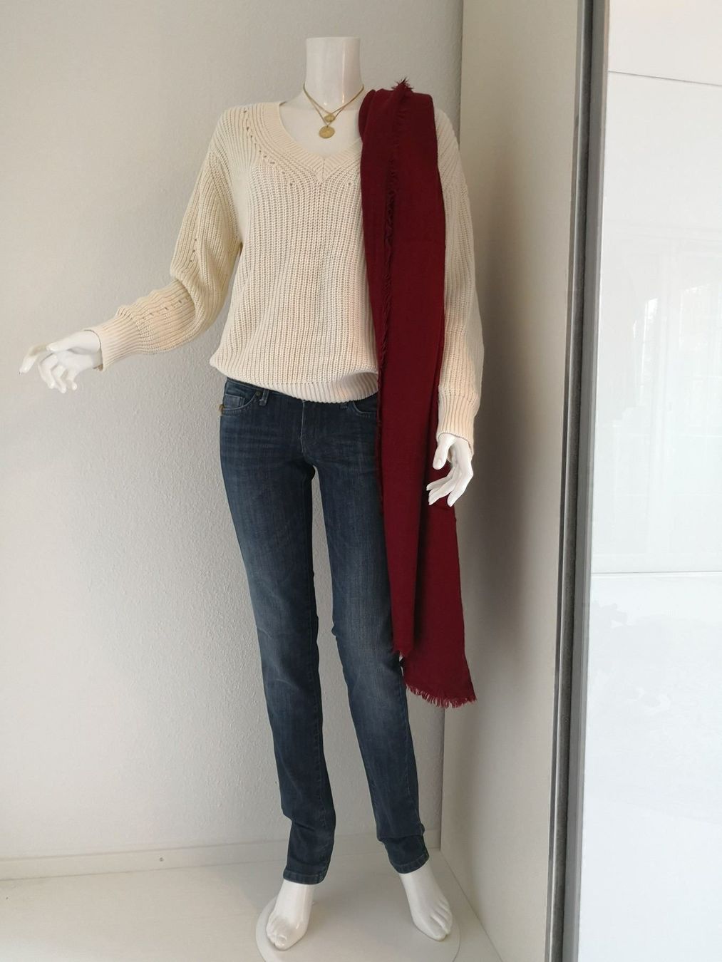 Mango Pulls & Sweat-shirts: 🤩MANGO STRICK PULLOVER ECRU & V-SCHNITT NEU & D&G P. – Neuf (Voir description) à Olten par Naja-Twins-Twins 5